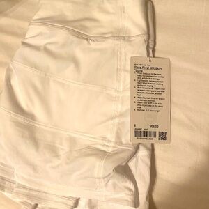 NWT LULULEMON PACE RIVAL SKIRT TALL 💫 WHITE 8